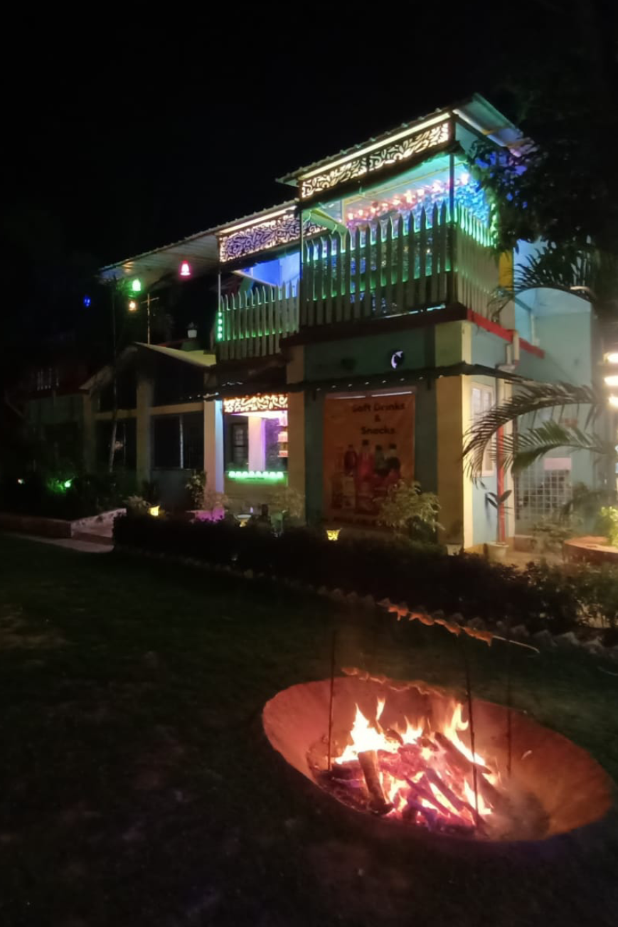 Exterior view of Greenview Haven villa homestay near Maslandapur with spacious and peaceful surroundings