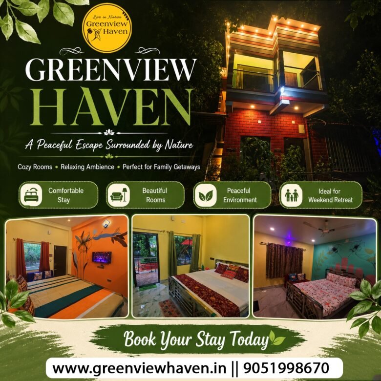 Romantic weekend stay near Kolkata at Greenview Haven homestay